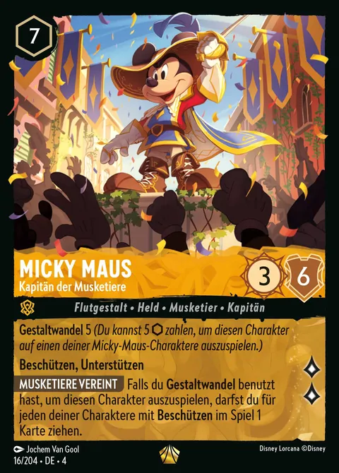 Micky Maus - Kapitän der Musketiere #016 Ursulas Rückkehr Disney Lorcana-Karte (Near Mint)