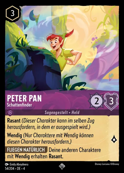 Peter Pan - Schattenfinder #054 Ursulas Rückkehr Disney Lorcana-Karte (Near Mint)