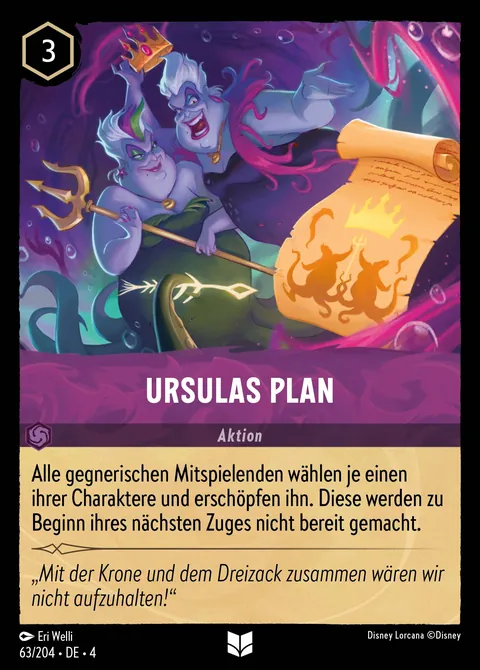 Ursulas Plan #063 Ursulas Rückkehr Disney Lorcana-Karte (Near Mint)