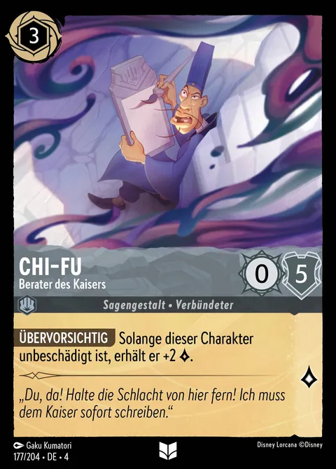 Chi-Fu - Berater des Kaisers #177 Ursulas Rückkehr Disney Lorcana-Karte (Near Mint)