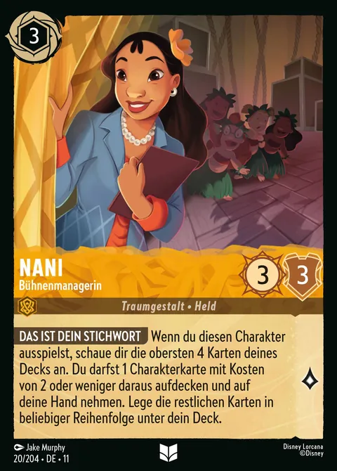 Nani - Bühnenmanagerin #020 Winterzauber Disney Lorcana-Karte (Near Mint)