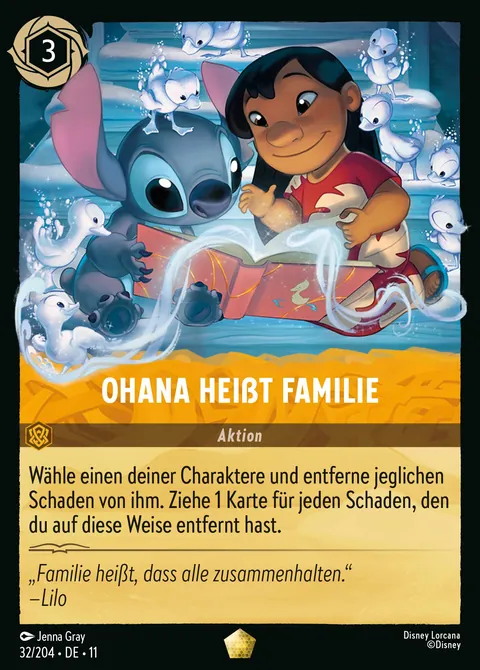 Ohana heißt Familie #032 Winterzauber Disney Lorcana-Karte (Near Mint)