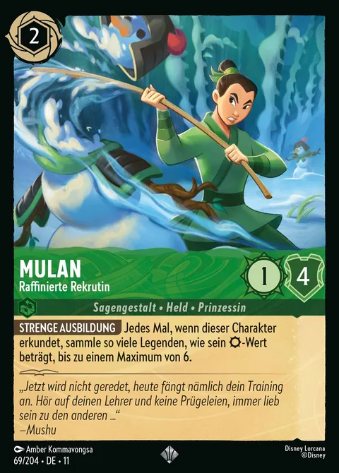 Mulan - Raffinierte Rekrutin #069 Winterzauber Disney Lorcana-Karte (Near Mint)